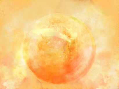 Golden Nectar - a Paint Artowrk by Susana Mazzarino